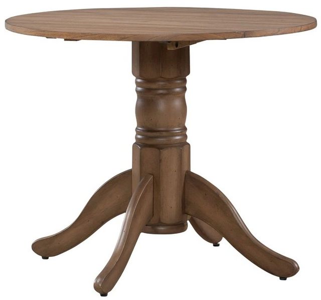 Liberty Furniture Brook Bay Sandstone Drop Leaf Dining Table