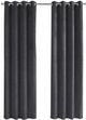 Monarch Specialties Inc. 2-Piece Grey 52" x 84" Room Darkening Curtain Panel Set-0
