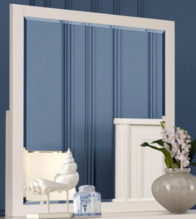 Furniture of America® Altamira White Dresser Mirror-0