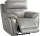 Bassett® Furniture Club Level Levitate Nickel Leather Wallsaver Power Recliner -1