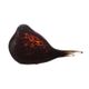 A & B Home Black/Red Glass Bird-0