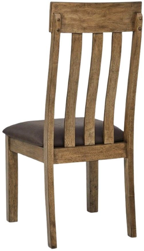 Signature Design by Ashley® Broxtyn Light Brown Upholstered Dining Side Chair-3