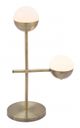 Zuo® Waterloo White/Brushed Bronze Table Lamp-1
