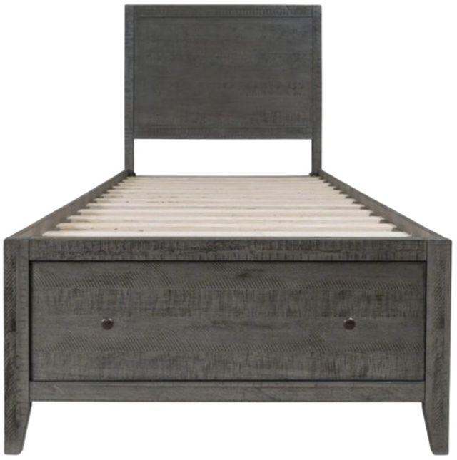 Jofran Inc. Maxton Stone Youth Twin Panel Storage Bed-3