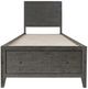 Jofran Inc. Maxton Stone Youth Twin Panel Storage Bed-3