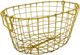 A & B Home Antique Yellow Grafton Oval Wire Basket-0