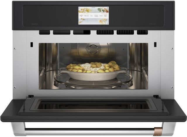 Café™ 30" Matte Black Electric Speed Oven-2