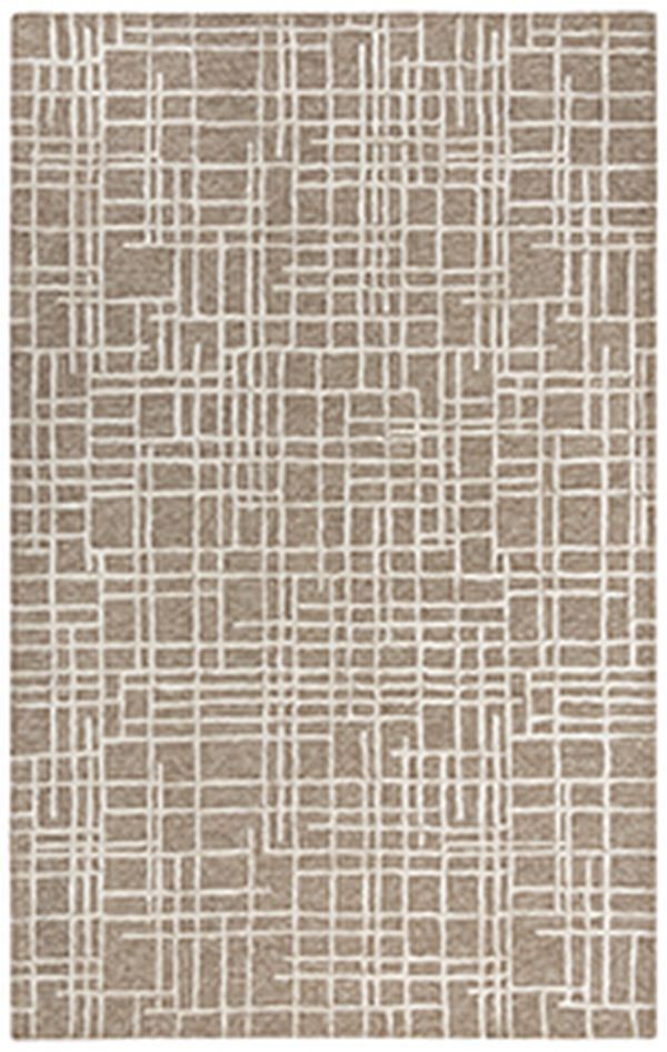 Rizzy Home Jazz Brown 5'x8' Rectangular Rug-0