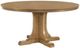 Coaster® Hartville 7-Piece Natural Light Brown Round Dining Table Set-1