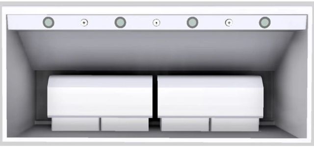 Vent-A-Hood® 54" White Wall Mounted Range Hood-3