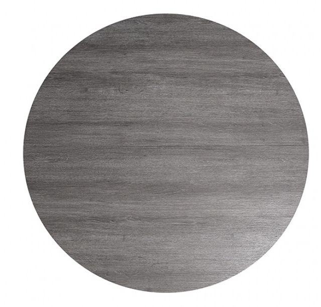 Furniture of America® Oberto Gray Round Dining Table-3