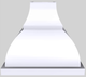 Vent-A-Hood® Designer Series 36" White Wall Mounted Range Hood-0