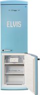 Unique® Appliances Elvis Classic Retro 24" 12 Cu. Ft.  Presley Blue Counter Depth Bottom Freezer Refrigerator-3