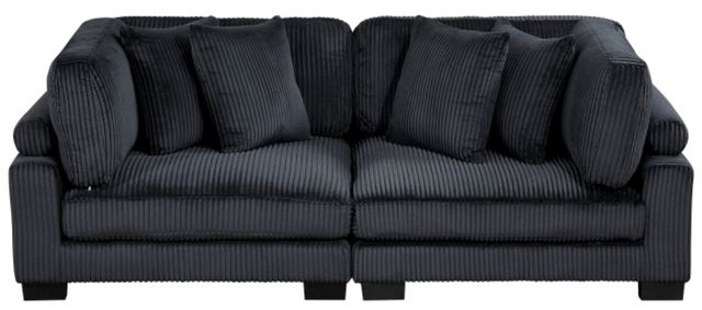 Homelegance® Traverse Black Loveseat-1