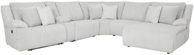 Signature Design by Ashley® Top Tier 6-Piece Alloy Manual Reclining Sectional and Chaise-0