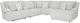 Signature Design by Ashley® Top Tier 6-Piece Alloy Manual Reclining Sectional and Chaise-0