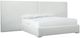 Bernhardt Solaria Weathered Bone/White King Upholstered Panel Bed-0