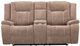 Parker House® Bruno Plush Tobacco Manual Reclining Console Loveseat-3