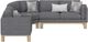 Emerald Home Maeve 4-Piece Gray Console Sectional-4