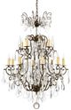 Wildwood Lamps Esmerado Bronze Medium Chandelier-0
