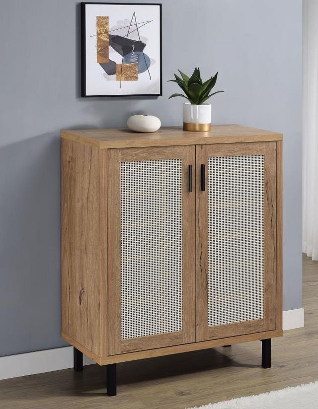 Coaster® Teller Natural Oak Shoe Storage Cabinet-8