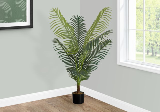 Monarch Specialties Inc. Black 47" Artificial Potted Palm Tree-3