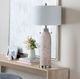 Crestview Collection Tristan Beige Twin Pull Chain Table Lamp-4