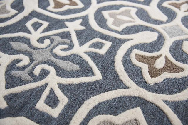 Rizzy Home Opulent Gray 5'x8' Rectangular Rug-4
