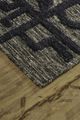 Feizy Norah Black/Dark Gray 6' x 9' Rug-1