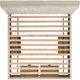 Elements International Waldorf Sand King Upholstered Storage Bed-3