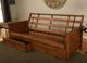 Kodiak Furniture Lexington Taxi Seaport/Weathered Brown Full Storage Futon with Mattress -1