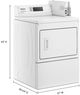 Whirlpool Commercial White Top Load Washer & Electric Dryer Laundry Pair-4