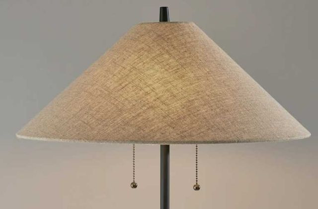 Adesso® Palmer Black Floor Lamp-1