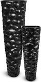 Le Present Lux Textura Black 36" Planter-1