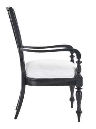 Lane Venture® Hemingway Islands Black Truffle Dining Arm Chair-2