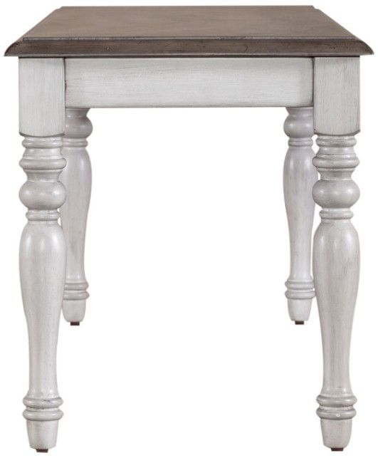 Liberty Furniture Ocean Isle Antique White/Weathered Pine Dining Bench-3