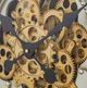 YHD Gold/Pewter Wall Clock-4