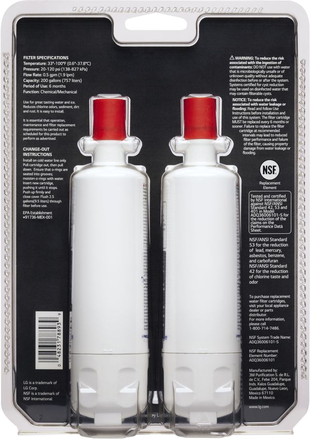 LG Replacement Refrigerator Water Filter-1