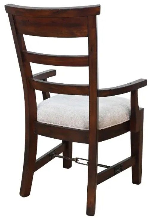 Sunny Designs™ Tuscany Beige/Vintage Mocha Dining Arm Chair-2