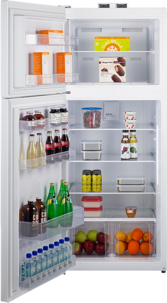 Summit® 28" 14.3 Cu. Ft. White Counter Depth Top Freezer Refrigerator-3