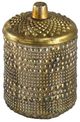 A & B Home Bronze Large Round Textured Soy Wax Candle-0
