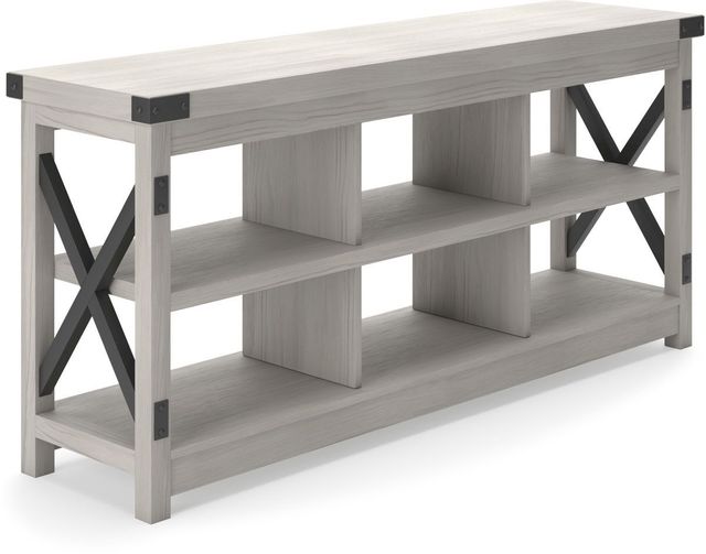 Signature Design by Ashley® Bayflynn White Washed Large TV Stand-0
