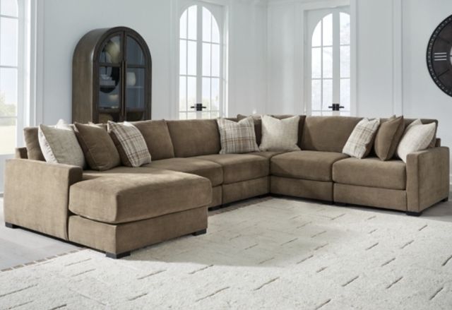 Benchcraft® Camellia-Court 6-Piece Coffee Left-Arm Facing Sectional and Chaise-1