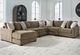 Benchcraft® Camellia-Court 6-Piece Coffee Left-Arm Facing Sectional and Chaise-1