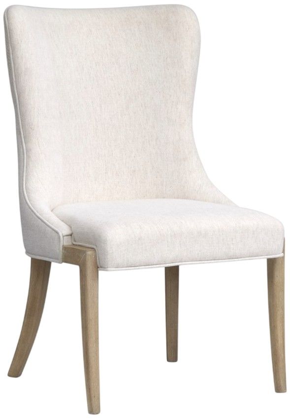 Magnussen Home® Sunset Cove Beige/Sanibel Brown Upholstered Host Side Chair-0