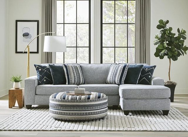 Albany Industries 2-Piece Persia Indigo Right-Arm Facing Chaise Sectional-1