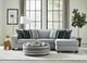 Albany Industries 2-Piece Persia Indigo Right-Arm Facing Chaise Sectional-1