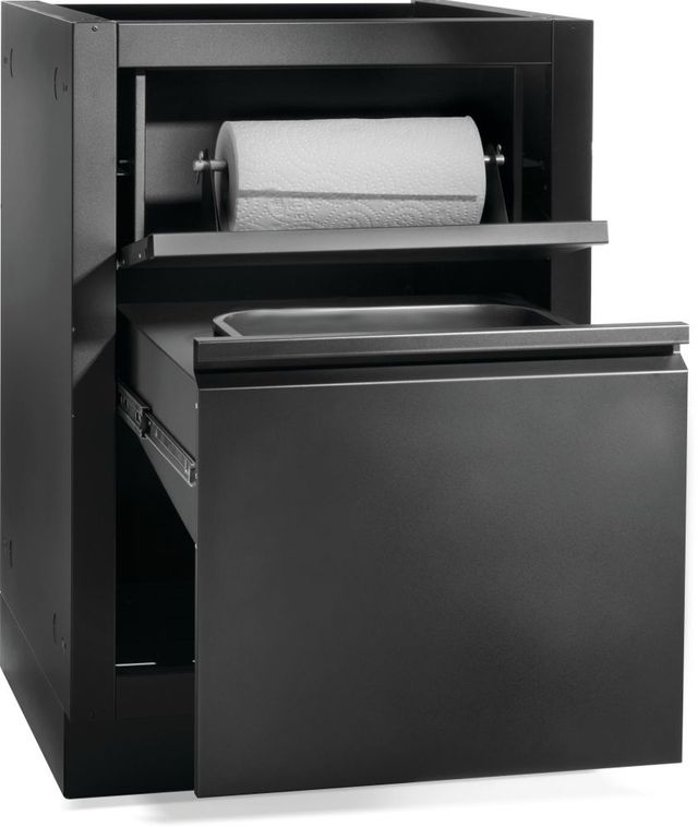 Napoleon OASIS® Matte Black Waste Drawer Cabinet-3