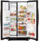 Whirlpool® 33" 21.4 Cu. Ft. Black Stainless Side-by-Side Refrigerator-4