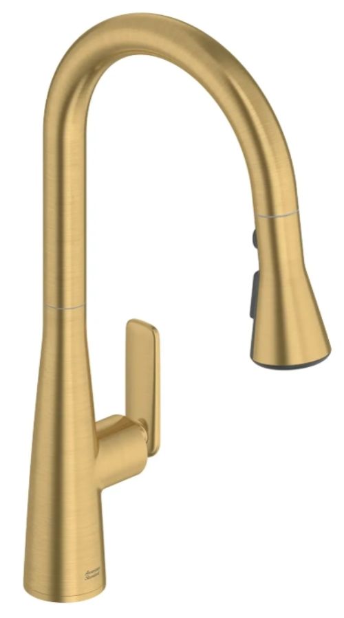 American Standard Aspirations Brushed Cool Sunrise Pull-Down Kitchen Faucet-0